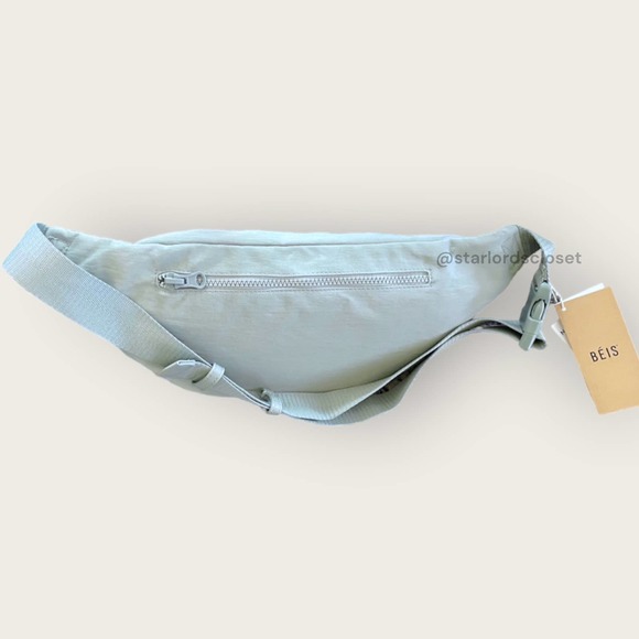 BEIS The Sport Pack Fanny Pack | Slate Grey Gray Blue | Belt Bag Crossbody Y2k - Picture 3 of 5